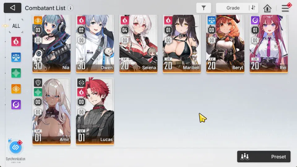 Chaos Zero Nightmare Accounts GLOBAL Lv38|4 SSR[HeidemarieM1,VeronicaM1,Rita,Har image 17
