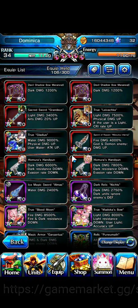 Grand Summoners Accounts Global|Rank 34|9 Ascend|EmiyaTW,KanameTW,Summer Mi image 14