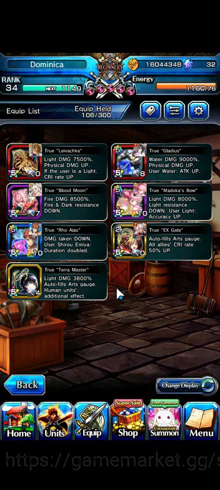 Grand Summoners Accounts Global|Rank 34|9 Ascend|EmiyaTW,KanameTW,Summer Mi image 4