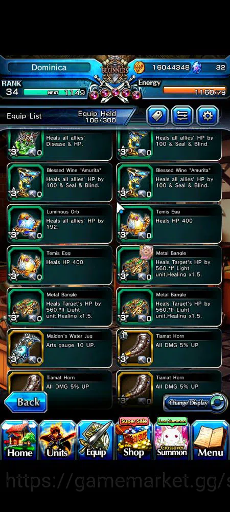 Grand Summoners Accounts Global|Rank 34|9 Ascend|EmiyaTW,KanameTW,Summer Mi image 9