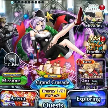 Grand Summoners Accounts End-Game Global|Rank 107|SpArt Sonic|28 Ascend+16 TW|H Inumuta,S Miyu,S