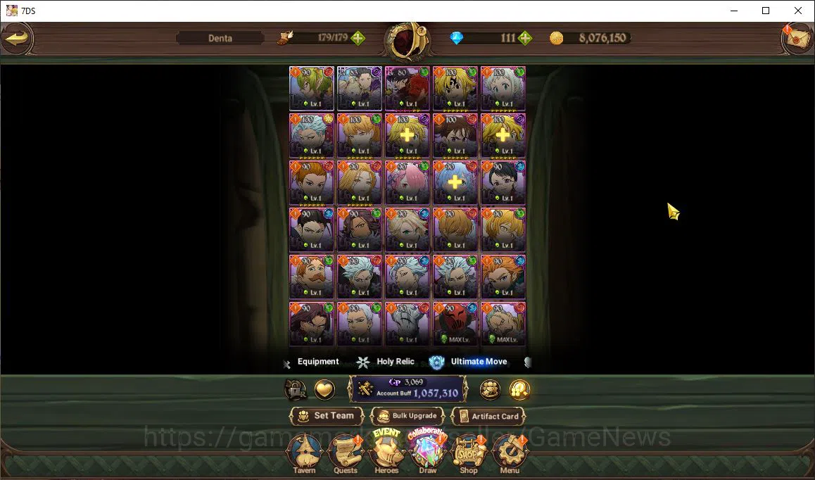 The Seven Deadly Sins: Grand Cross Accounts Global |1M CC|Chapter 4+111 Dm|2 LR+3 UR+Collab Re image 13