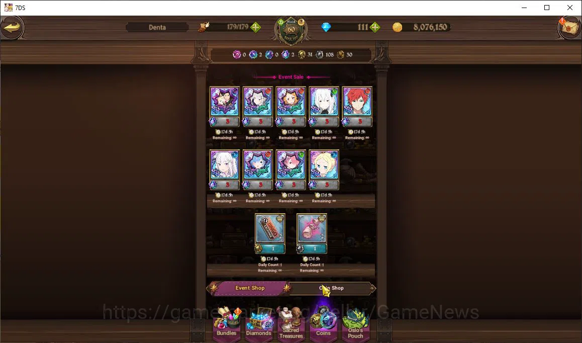 The Seven Deadly Sins: Grand Cross Accounts Global |1M CC|Chapter 4+111 Dm|2 LR+3 UR+Collab Re image 8