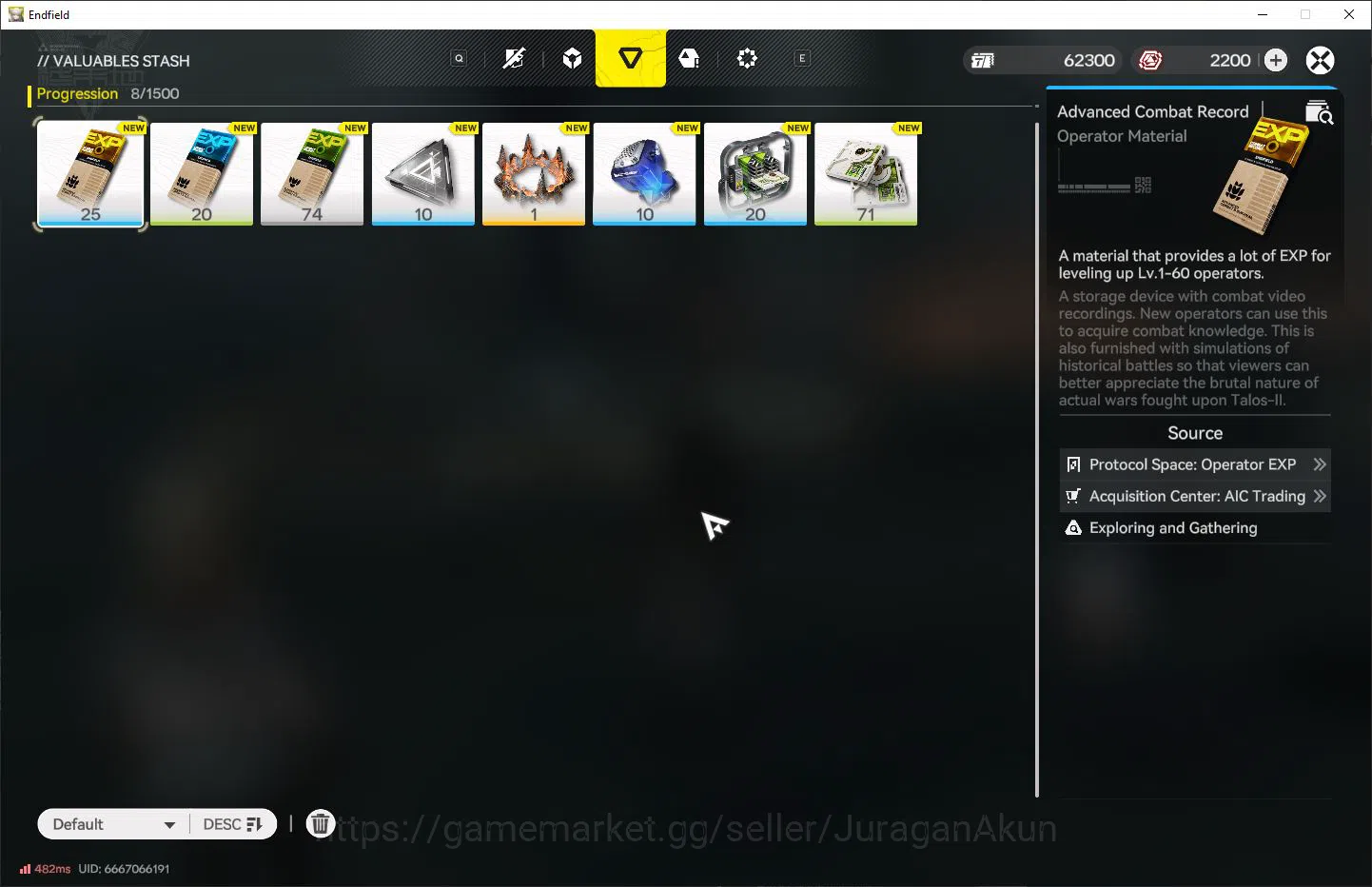 Arknights: Endfield Accounts NA/EU Level 2 | Fresh starter Gilberta |2200 Obery image 4