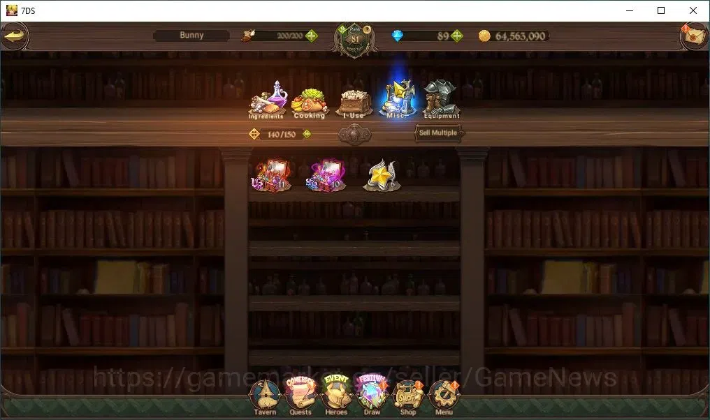 The Seven Deadly Sins: Grand Cross Accounts Endgame Global|73 LS+89 Dm|4,1M CC|2 LR+6 UR+Collab 20