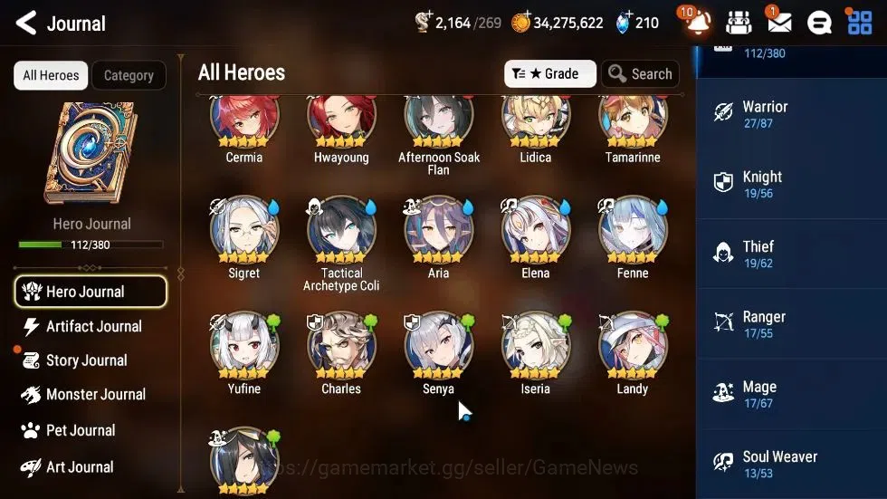 Epic Seven Accounts GLOBAL Unverif|New Era|5 ML(Rhiana n Luciel,NM Lun image 7