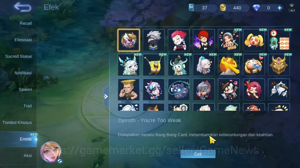 Mobile Legends: Bang Bang Accounts Collector Hero 122|Skin 227|Highest Imortal 128|Karina KOF,Prime 18
