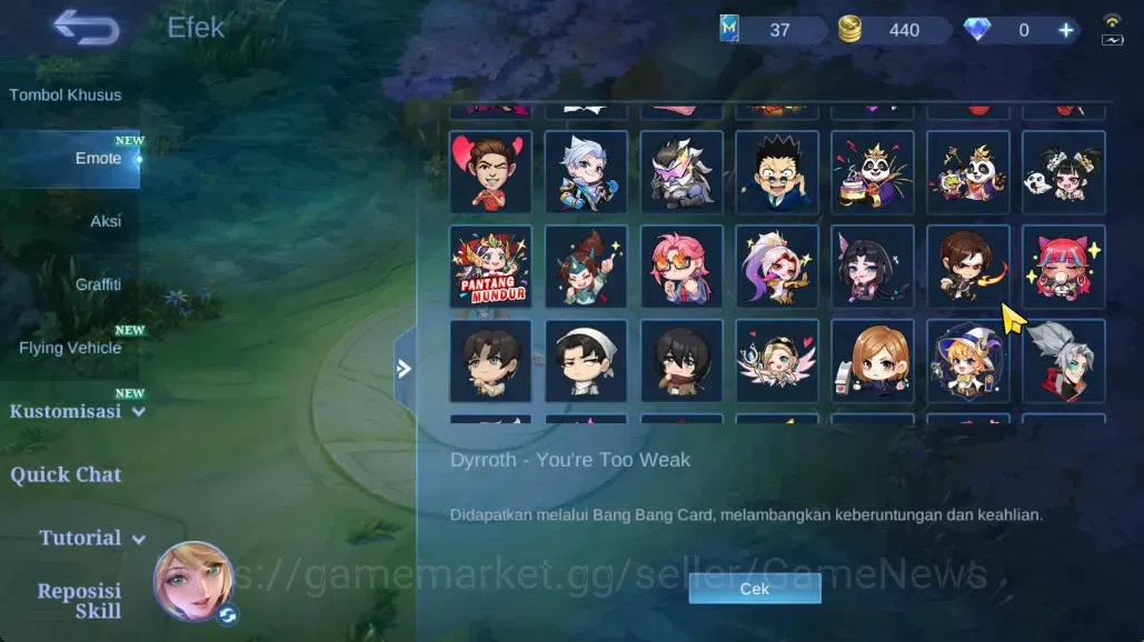 Mobile Legends: Bang Bang Accounts Collector Hero 122|Skin 227|Highest Imortal 128|Karina KOF,Prime 20