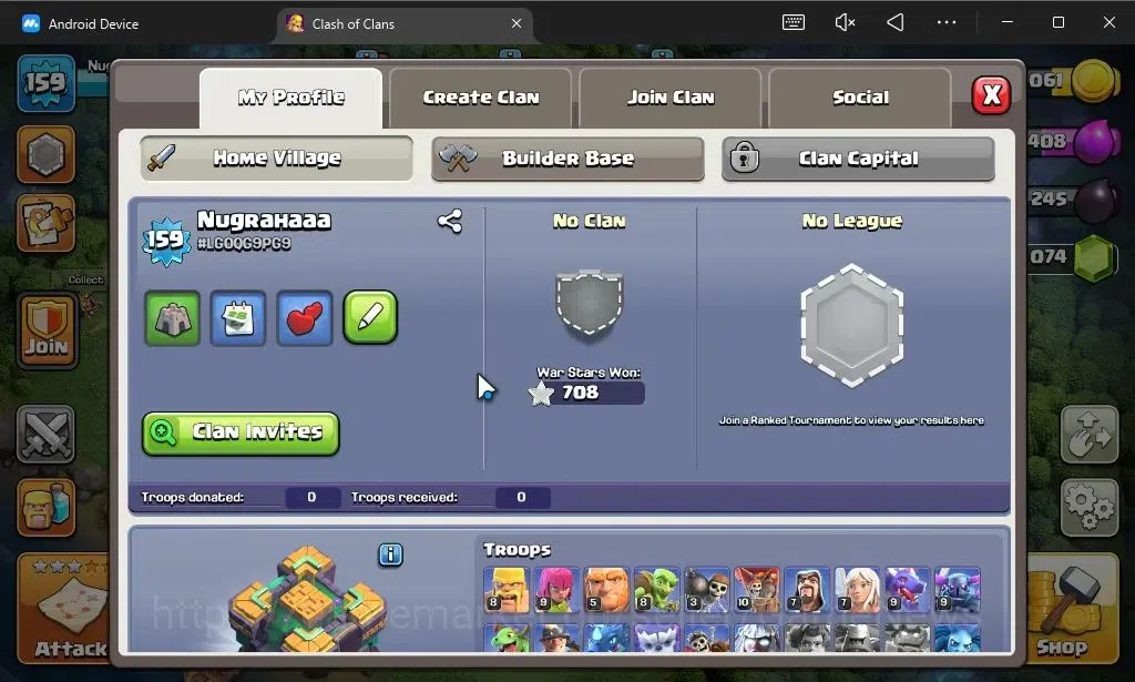 Clash of Clans Accounts LV 159|TH 14-BH 10|HH 8|Limited Skin|BK 44,AQ 75,G image 2