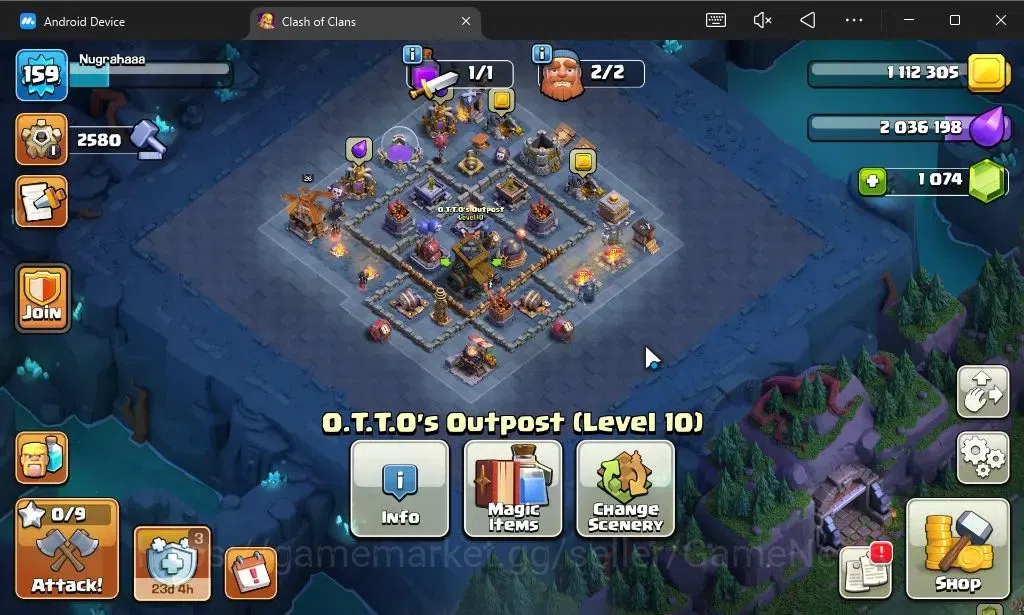 Clash of Clans Accounts LV 159|TH 14-BH 10|HH 8|Limited Skin|BK 44,AQ 75,G image 5
