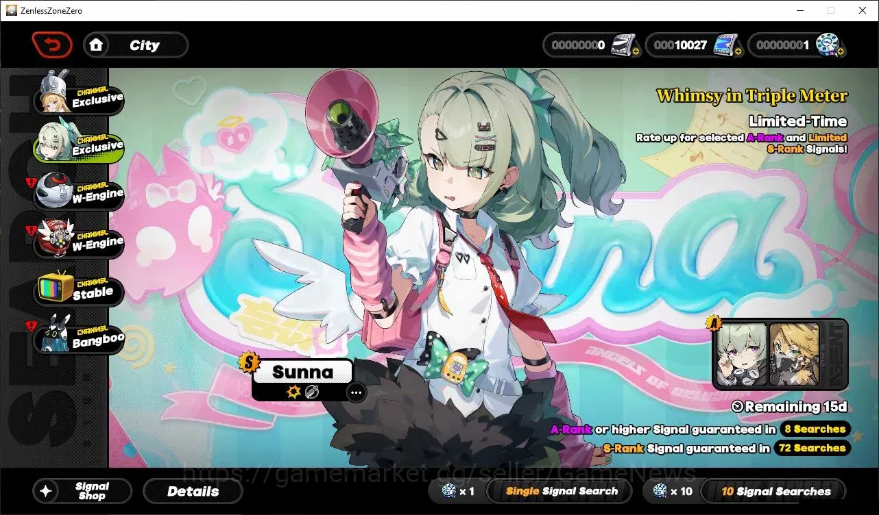 Zenless Zone Zero Accounts Starter ASIA|IK 30|S1 Ch2|10K PolyChrome|Starter 1 Limited [Pyrois]+1 Standard[Soldier11]|All 17