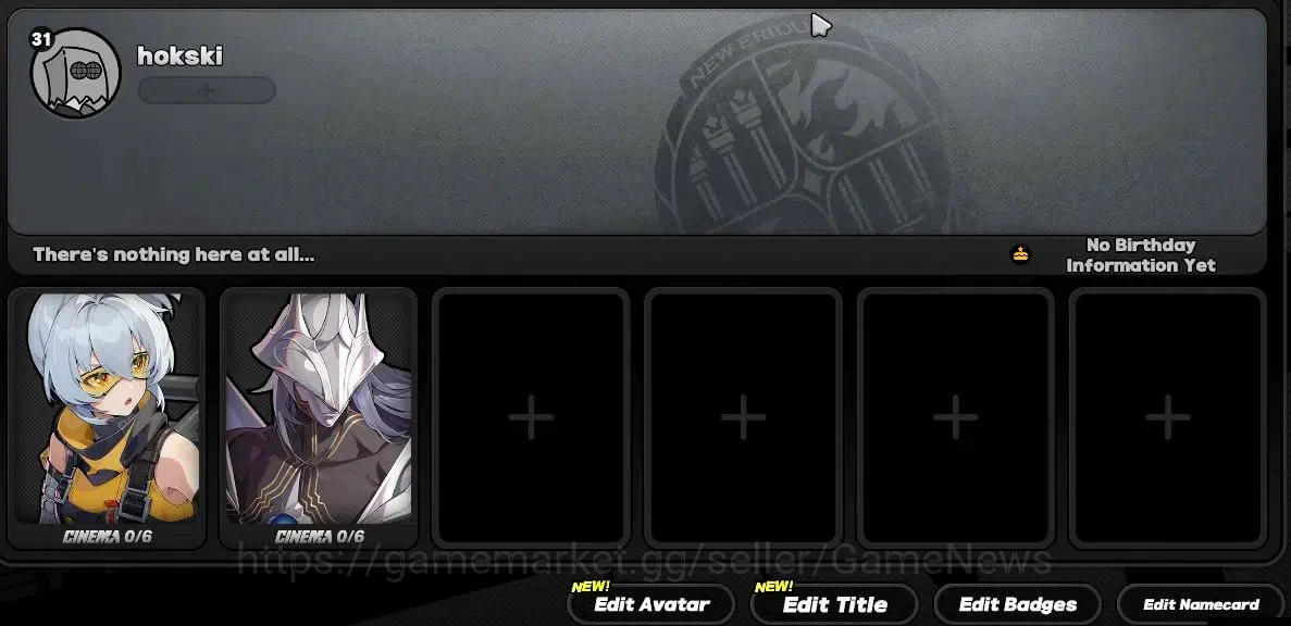 Zenless Zone Zero Accounts Starter ASIA|IK 30|S1 Ch2|10K PolyChrome|Starter 1 Limited [Pyrois]+1 Standard[Soldier11]|All 4