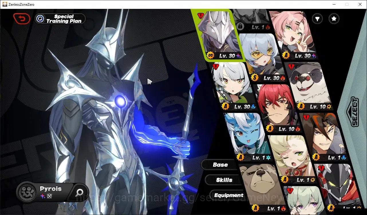 Zenless Zone Zero Accounts Starter ASIA|IK 30|S1 Ch2|10K PolyChrome|Starter 1 Limited [Pyrois]+1 Standard[Soldier11]|All 5