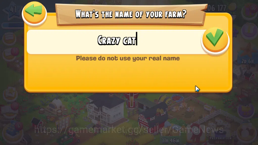 Hay Day Accounts Level 41| Barn Storage 1100 + Silo Storage 650 | 206k Coins,27 Dm |CN ON|Log Supercell ID|Take Email|Check 12