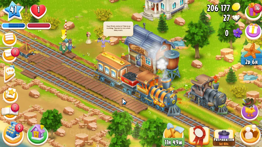 Hay Day Accounts Level 41| Barn Storage 1100 + Silo Storage 650 | 206k Coins,27 Dm |CN ON|Log Supercell ID|Take Email|Check 5