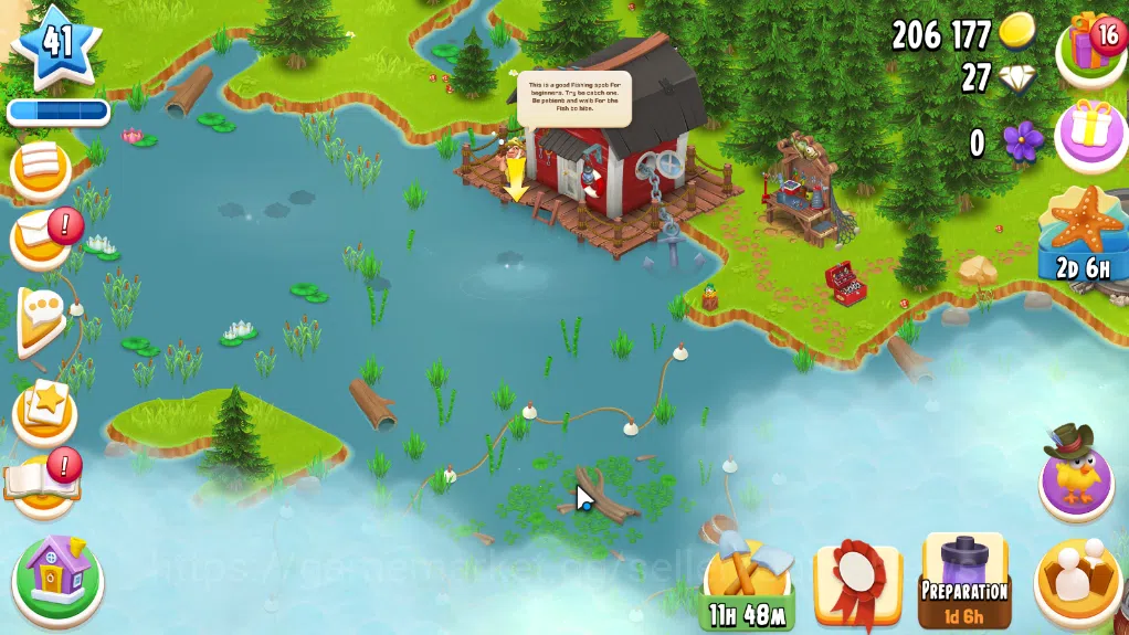 Hay Day Accounts Level 41| Barn Storage 1100 + Silo Storage 650 | 206k Coins,27 Dm |CN ON|Log Supercell ID|Take Email|Check 6