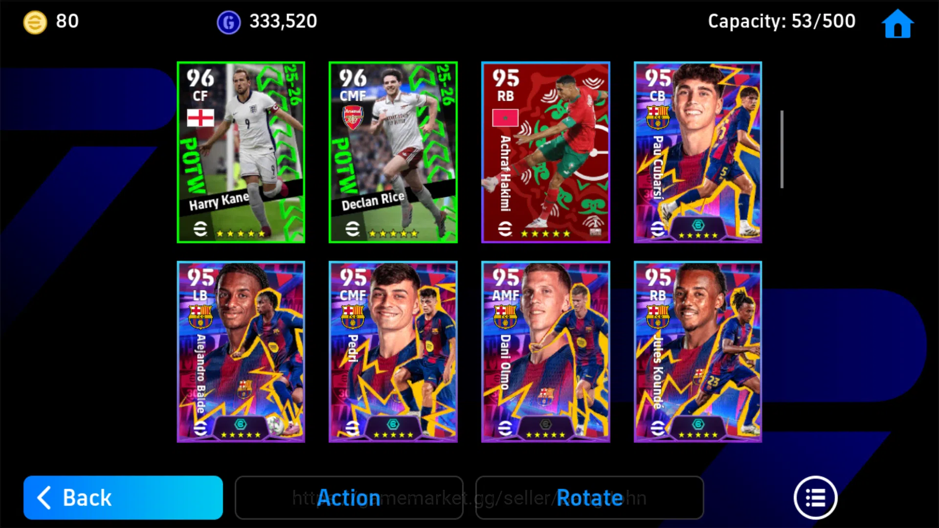 eFootball Accounts Android Power 3135 | Rooney Epic db , Omar Marmous image 2