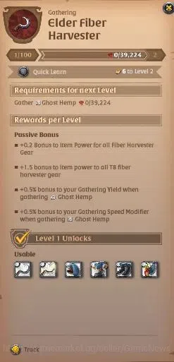 Albion Online Accounts ASIA| 2,35M Total Fame - 8,12M Silver |T8 Fiber Ga image 5