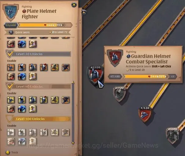 Albion Online Accounts ASIA| 2,35M Total Fame - 8,12M Silver |T8 Fiber Ga image 9
