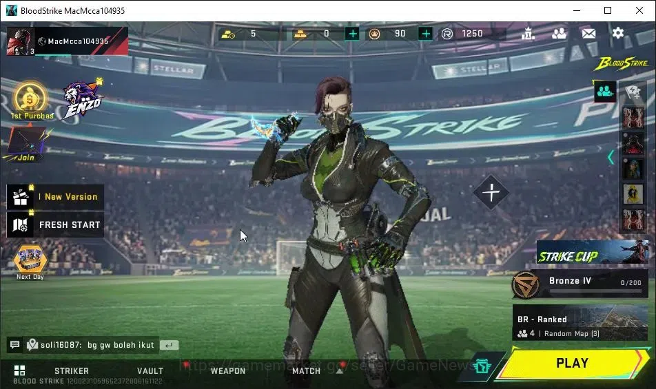 Blood Strike Accounts ASIA|Starter|Melee ULTRA Talon Knife-Sanctum|ULTRA image 1
