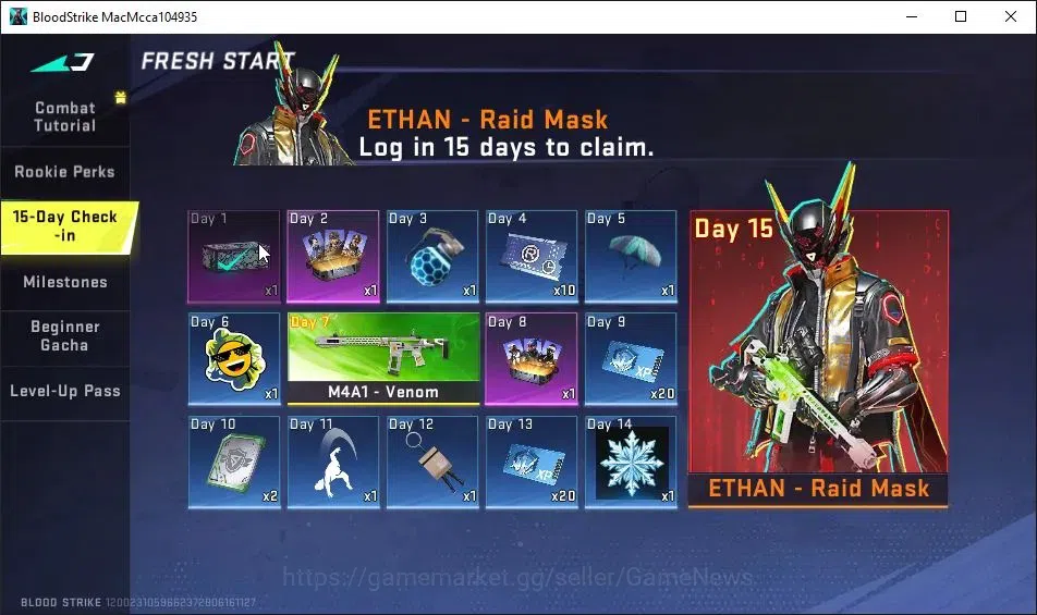 Blood Strike Accounts ASIA|Starter|Melee ULTRA Talon Knife-Sanctum|ULTRA image 11