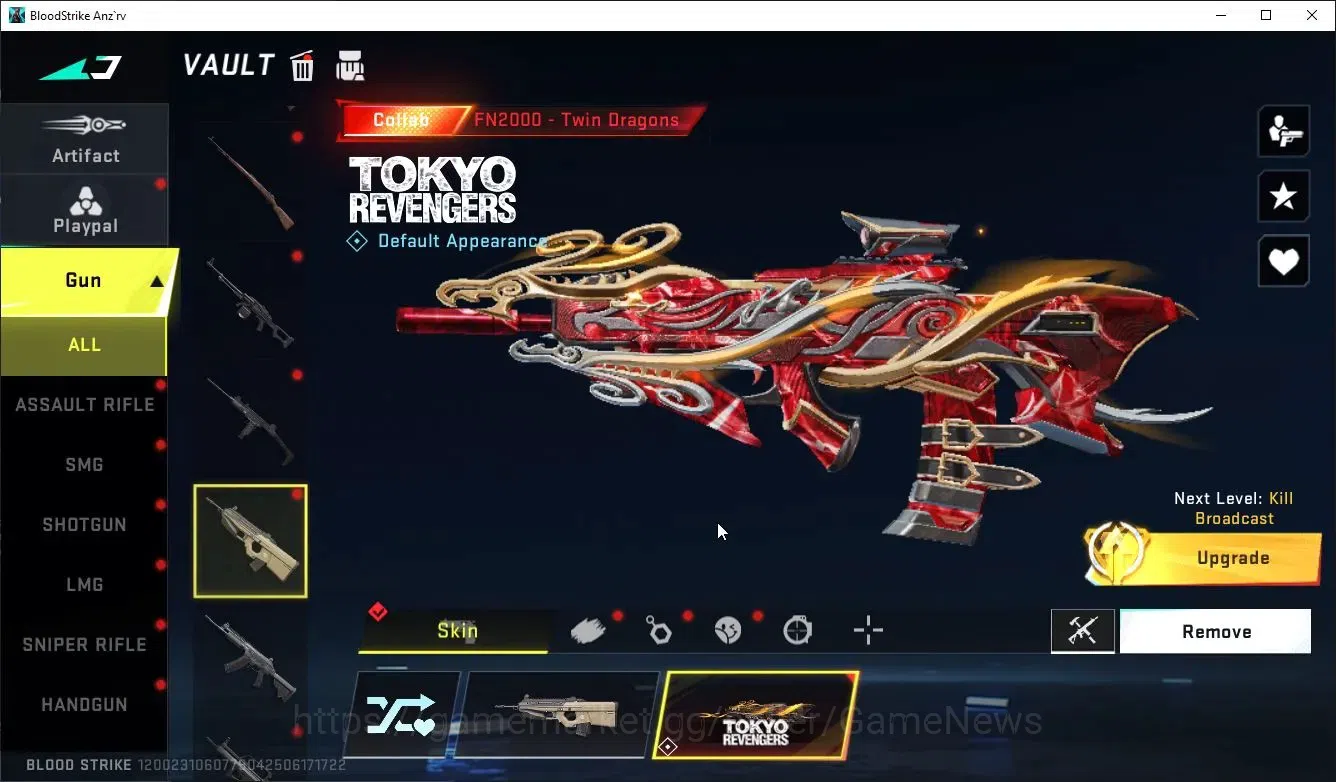 Blood Strike Accounts ASIA|MELEE TALON KNIFE-Sactum+COLLAB TOKRAV[MCX,FN image 10