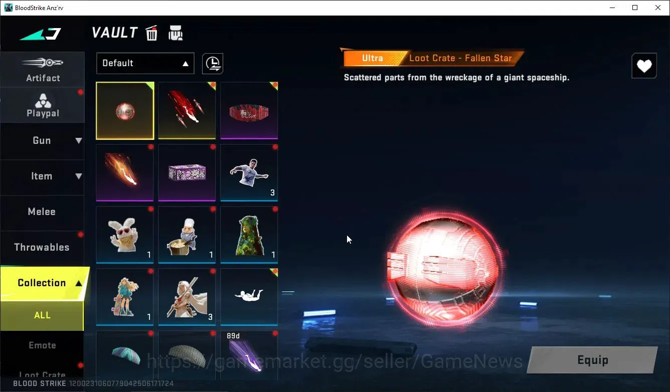 Blood Strike Accounts ASIA|MELEE TALON KNIFE-Sactum+COLLAB TOKRAV[MCX,FN image 15