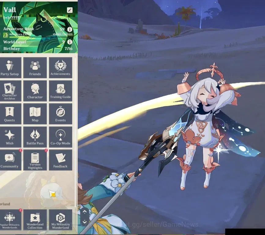 Genshin Impact Accounts ASIA|Free HSR|AR 60|19 Limit + 7 (*5Wep)|Columbina image 2