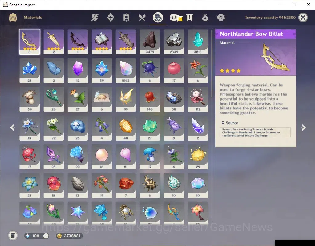 Genshin Impact Accounts ASIA|Free HSR|AR 60|19 Limit + 7 (*5Wep)|Columbina image 6