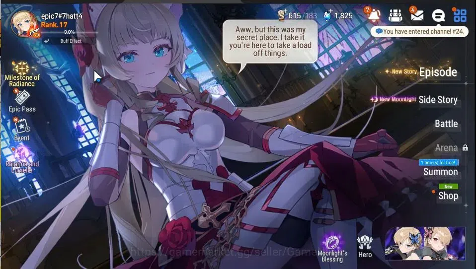 Epic Seven Accounts GLOBAL Unverif|New Era|2 ML(Rhianna&Luciella,SE Ce image 2