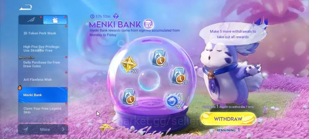 Honor of Kings Accounts Hero 7|Starter with Legend Skin Selection Chest(Di image 6