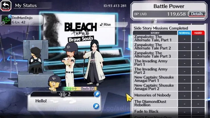 Bleach: Brave Souls Accounts Starter Global |7K Orb+FreshStory Starter| Ichigo 5