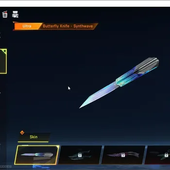 Blood Strike Accounts Starter ASIA|STARTER 1 ULTRA MELEE : Butterfly Knife-Synthwave| ULTRA Gun & Striker|1 AOT Dirt