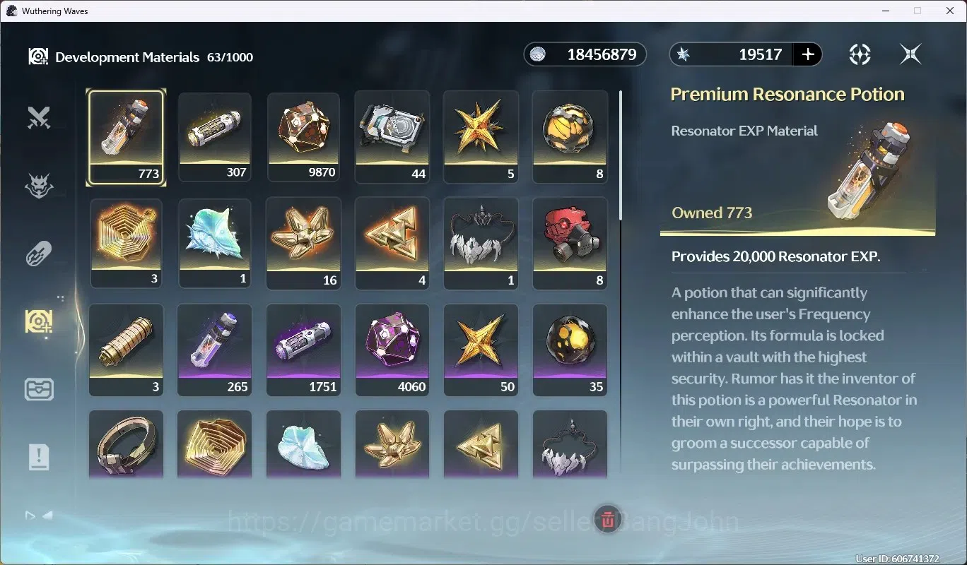 Wuthering Waves Accounts EU|UL 49|Rank 5|2 Char Limit [Lucy RC6, Rebecca]+S image 10