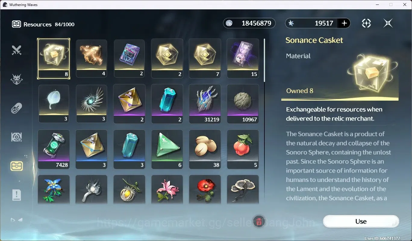 Wuthering Waves Accounts EU|UL 49|Rank 5|2 Char Limit [Lucy RC6, Rebecca]+S image 11