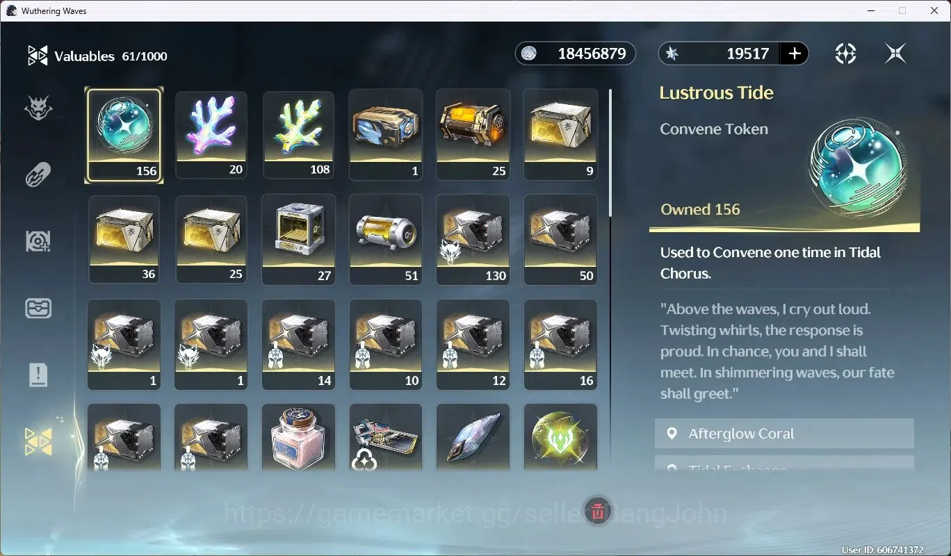 Wuthering Waves Accounts EU|UL 49|Rank 5|2 Char Limit [Lucy RC6, Rebecca]+S image 13