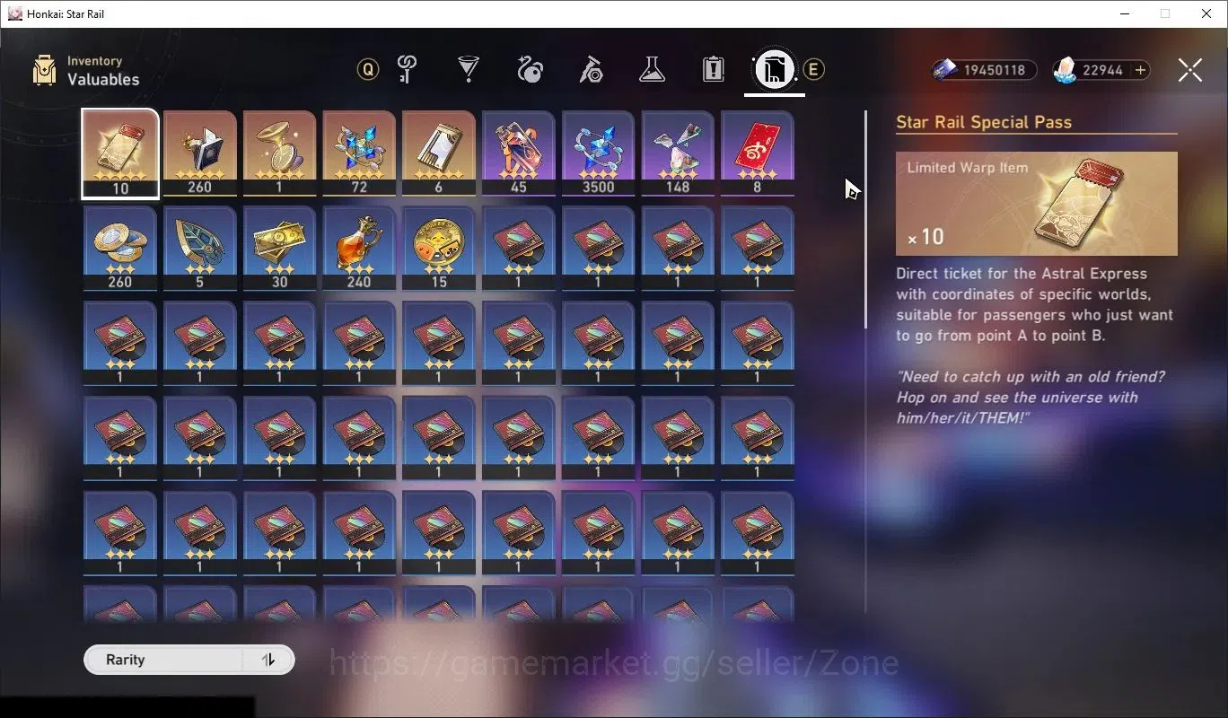 Honkai Star Rail Accounts End Game Asia|TL60|Ready Gacha 22,9K Stellar Jade|4 Limited,SW999 Team|Silver Wolf 12