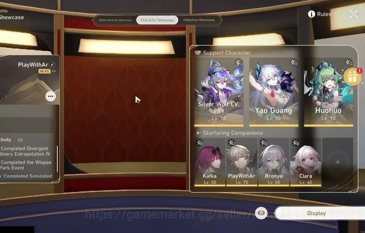 Honkai Star Rail Accounts End Game Asia|TL60|Ready Gacha 22,9K Stellar Jade|4 Limited,SW999 Team|Silver Wolf 3