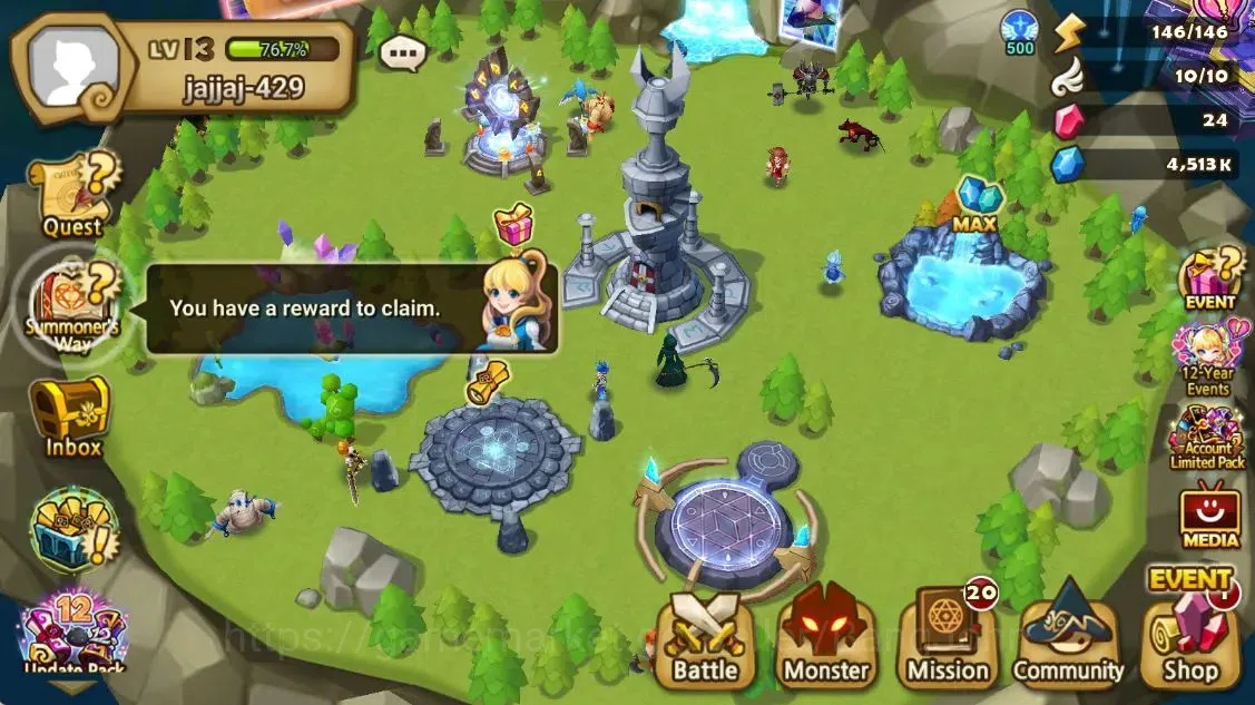 Summoners War: Sky Arena Accounts ASIA | Starter | Level 13 | Ready Gacha | 12-YSS + image 2