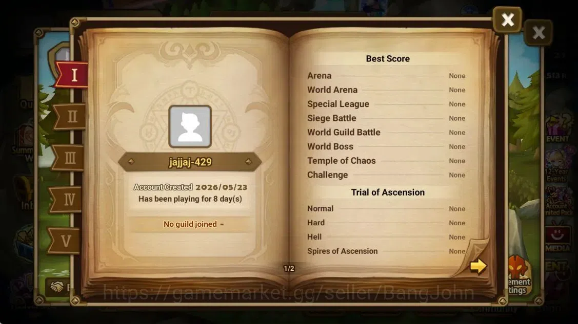 Summoners War: Sky Arena Accounts ASIA | Starter | Level 13 | Ready Gacha | 12-YSS + image 3