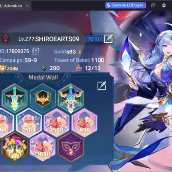 Mobile Legends: Adventure Accounts Global|LV 277|208M Power|Camp 59-9|VIP 10|Hero 205|1 Nexus|42 Awakend|10 UR|4 Epic