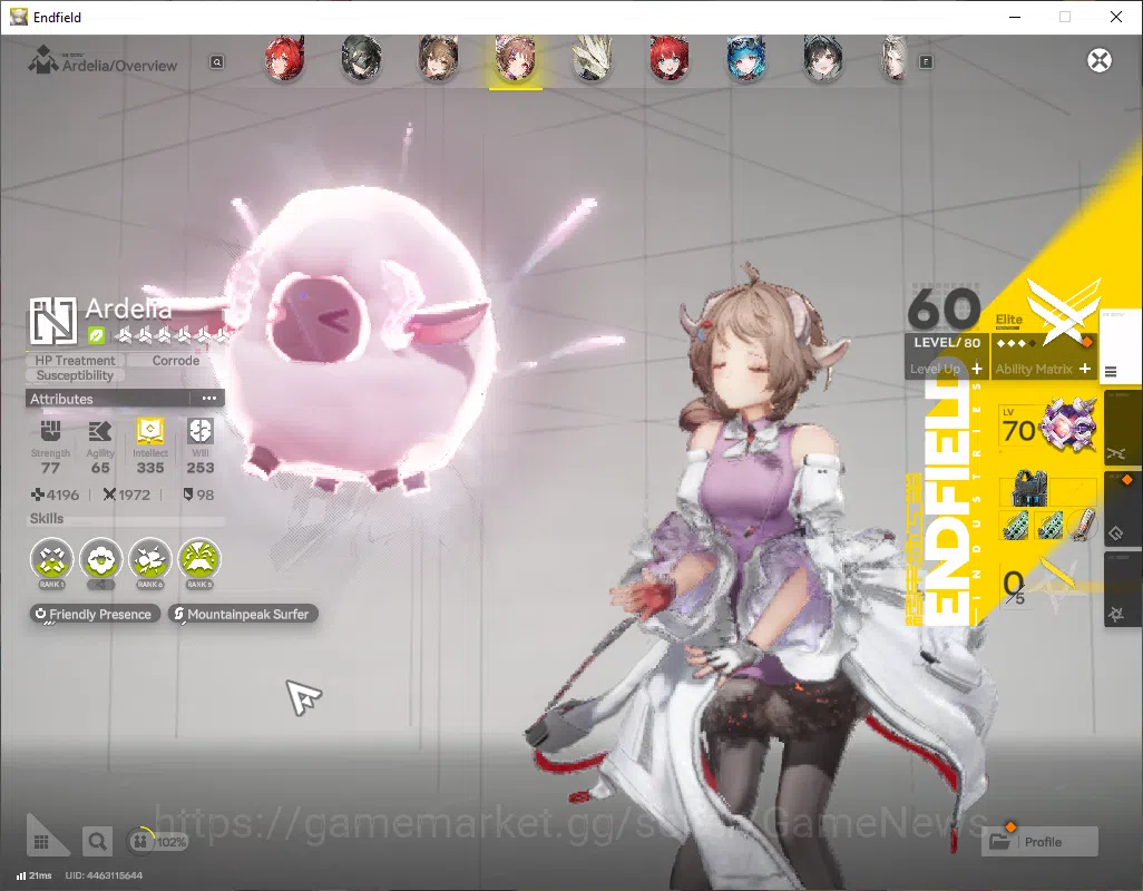 Arknights: Endfield Accounts ASIA|Lv57|SSR6(2Limit)+11(*6 Weapon)|Laevatain+sig image 18