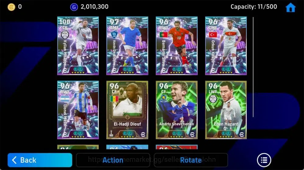 eFootball Accounts Mobile|PW 3128 |Kylian Mbappe ShowT,Eden Hazard Ep image 3