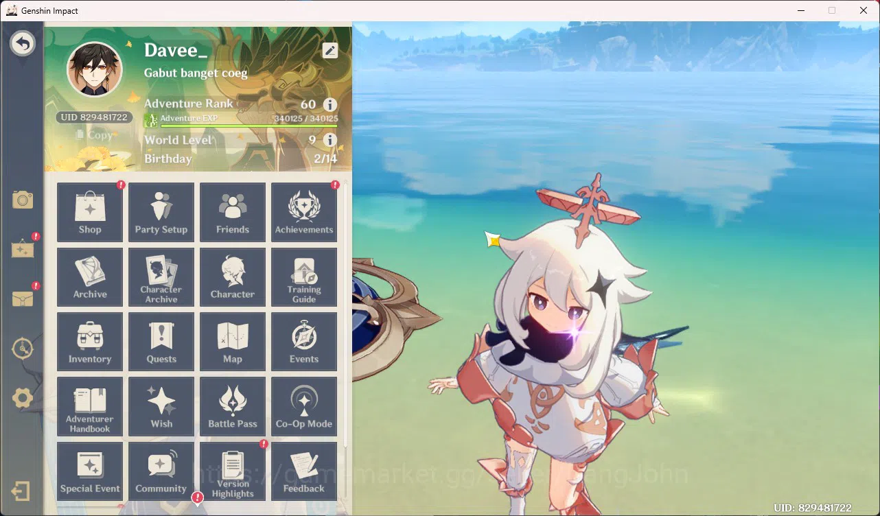 Genshin Impact Accounts End-Game |ASIA|AR 60|UID 82|18 Limit|Neuvillette|Z image 19