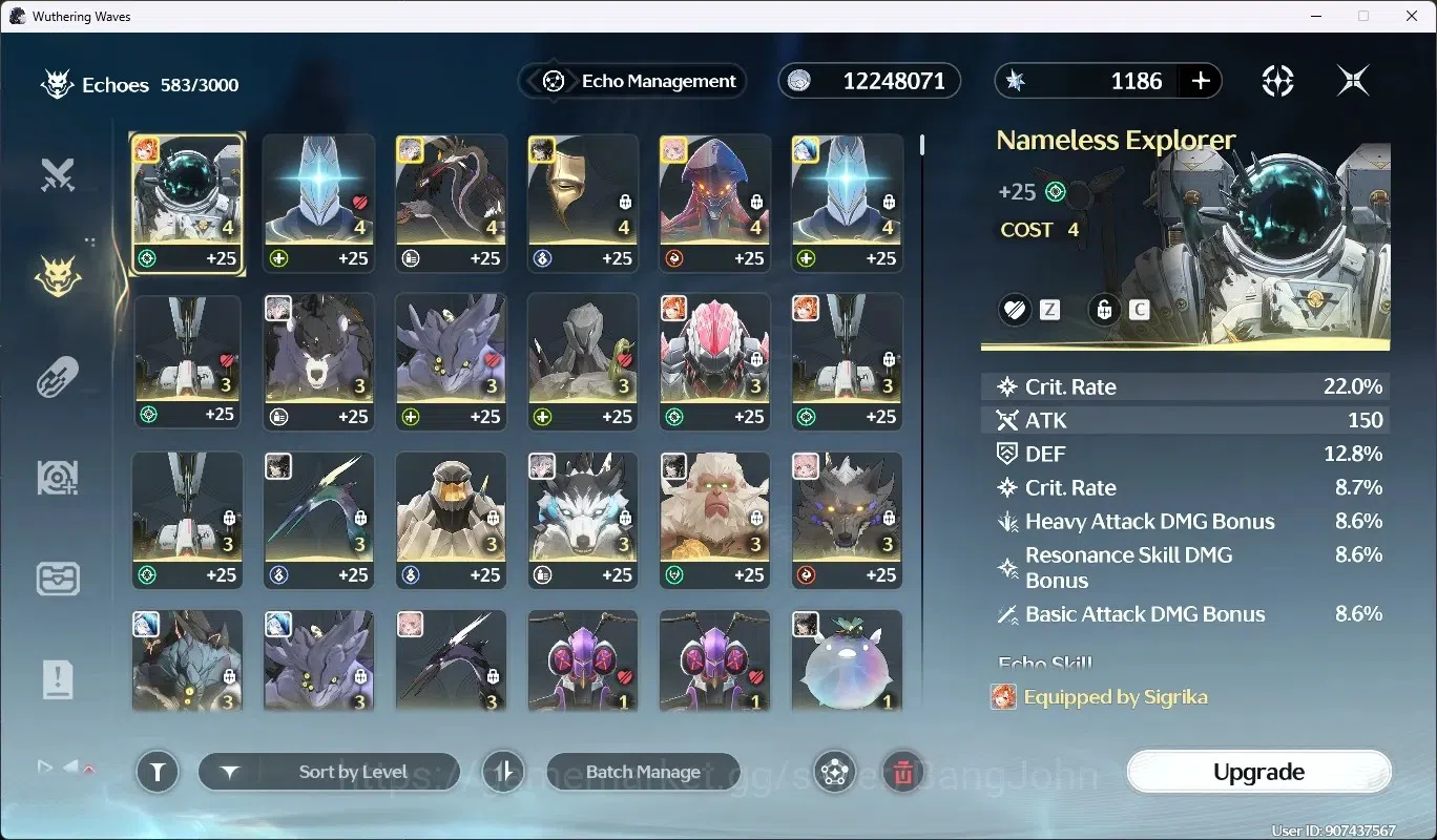 Wuthering Waves Accounts SEA|UL 50|Rank 6|3 Char Limited [Sigrika,Qiuyuan,S image 12