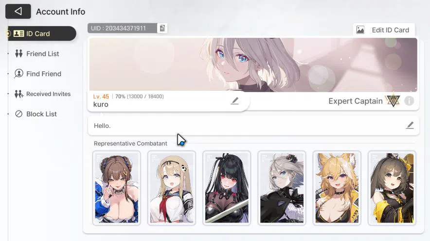 Chaos Zero Nightmare Accounts Global Lv 45|9 SSR[MagnaM1,VeroM1,HaruM1,Yuki,Etc] +10 SR(NiaM5,MikaM6,BerylM6,Etc) 16 SR 2