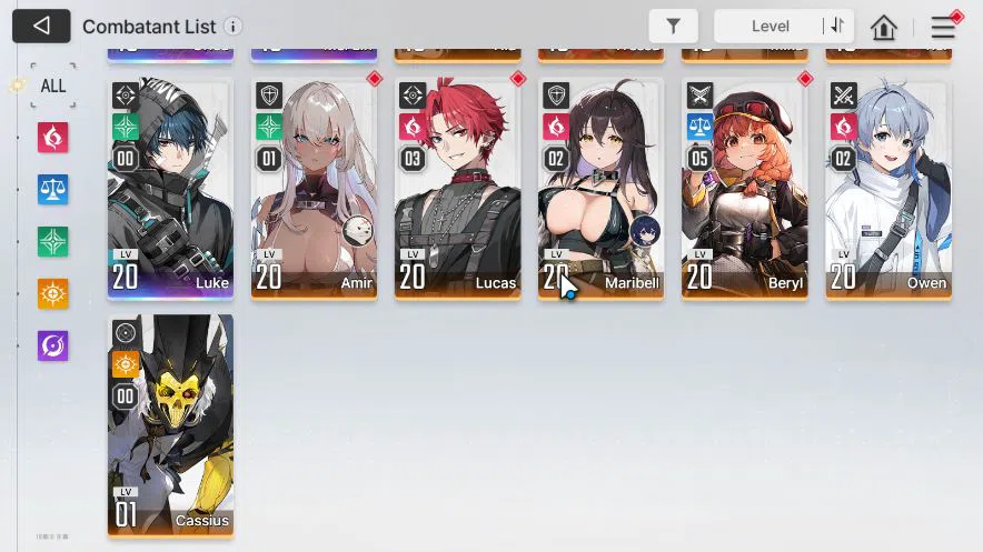 Chaos Zero Nightmare Accounts Global Lv 45|9 SSR[MagnaM1,VeroM1,HaruM1,Yuki,Etc] +10 SR(NiaM5,MikaM6,BerylM6,Etc) 16 SR 4