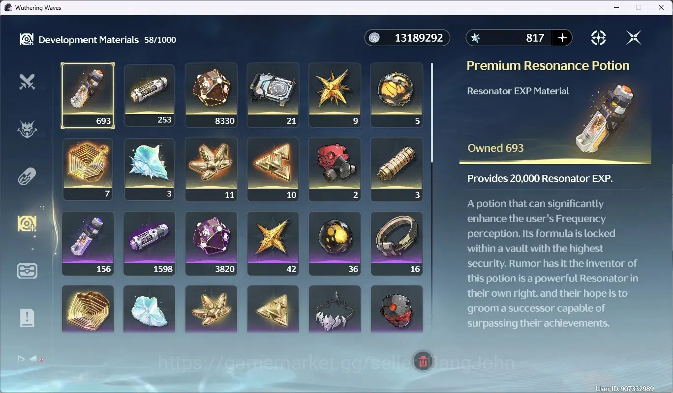 Wuthering Waves Accounts SEA|UL 47|Rank 6|4 Char Limited [Iuno,Augusta]+Sig image 6