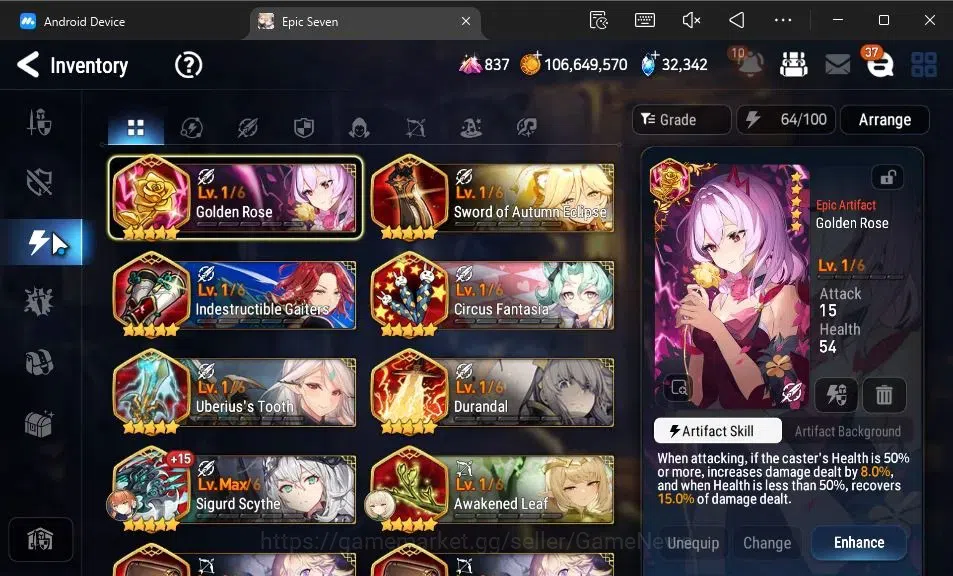 Epic Seven Accounts GLOBAL Unverif|14 ML(Ruele oL,Har setti,E Ilynav,E image 15