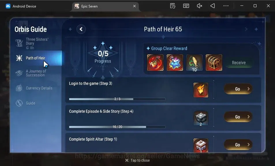 Epic Seven Accounts GLOBAL Unverif|14 ML(Ruele oL,Har setti,E Ilynav,E image 3